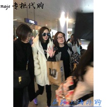 【杨幂范冰冰同款羊羔毛绒连帽】_正品海淘特