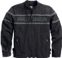 现货3X 摩托机车哈雷男士巡洋舰棉拼接黑色休