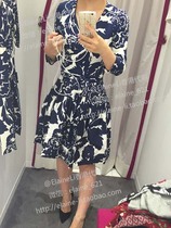 香港代购 DVF 2015秋冬 印花围裹裙T72 Silk J