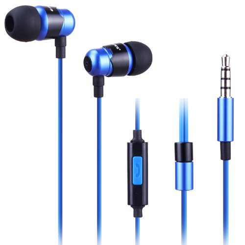 爱易思 EM13 丽音系列有线耳机 蓝色 音乐耳机