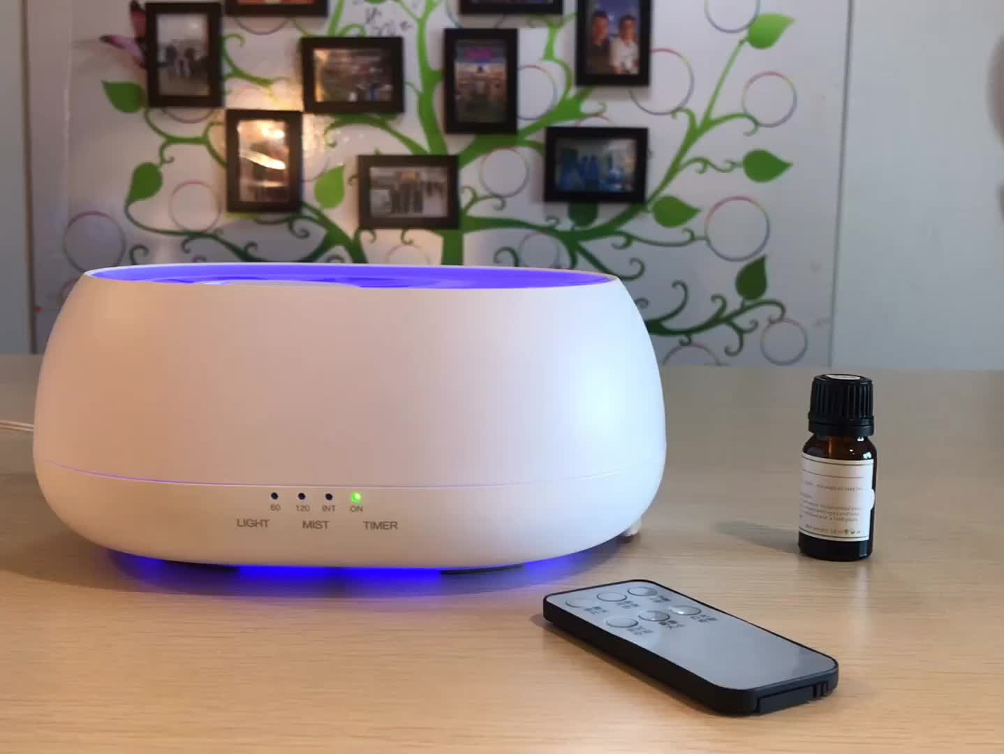 Soicare 500ml Capacity Marble Design Big Cool Mist Ultrasonic Aroma