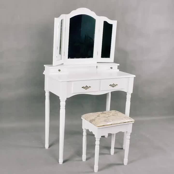 Antique Dressing Makeup Modern Bedroom Dresser Set With Mirror Buy