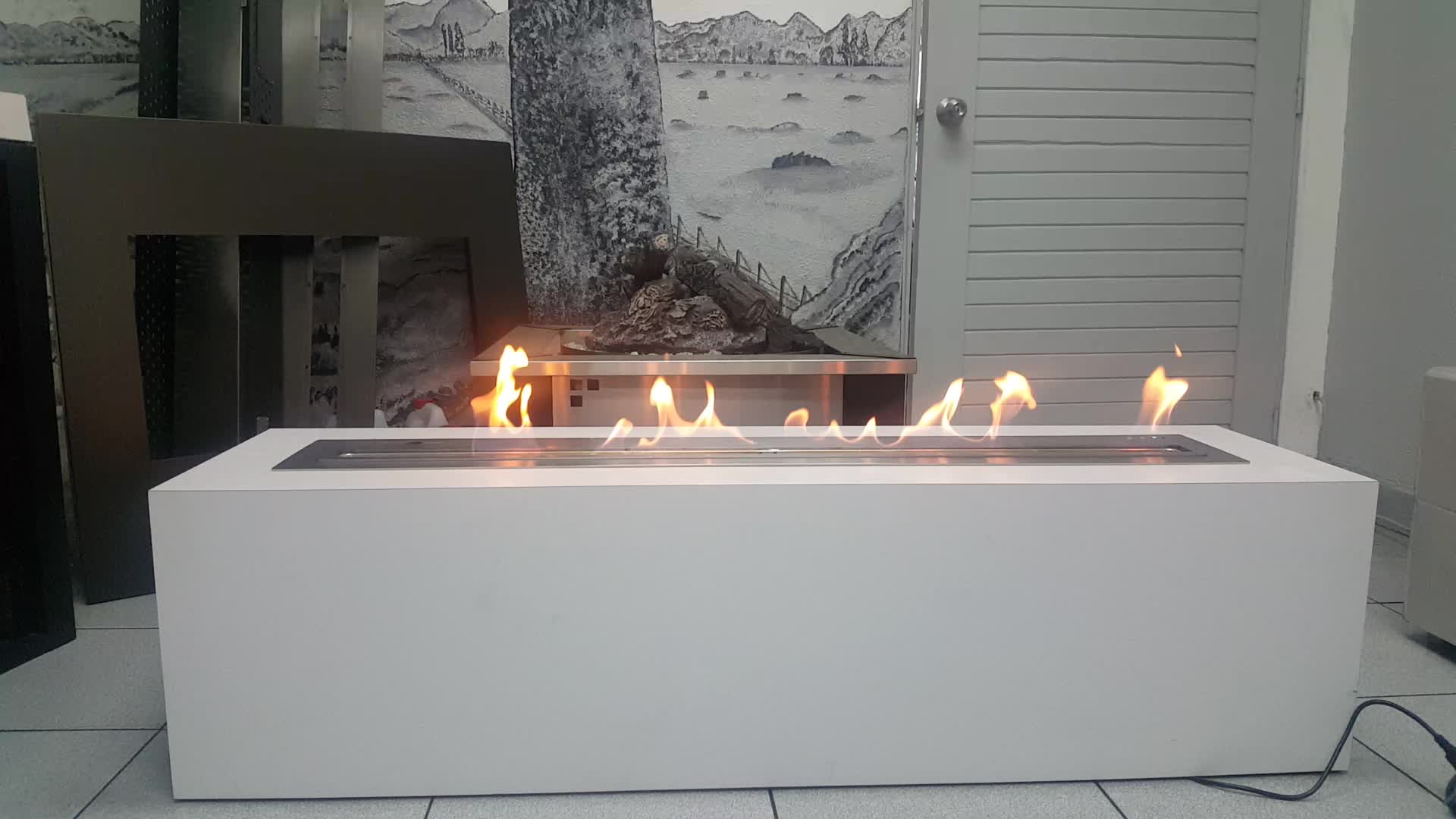 24 Inch Intelligent Bio Ethanol Remote Control Electric Fireplace 24 Inch Intelligent Bio Ethanol Remote Control Electric Fireplace Heater