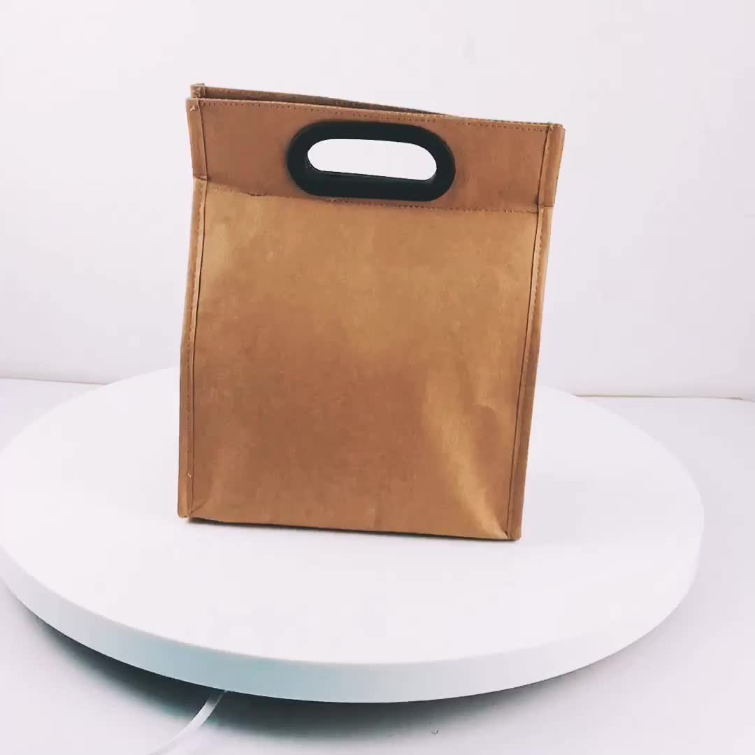 insulated paper lunch bag