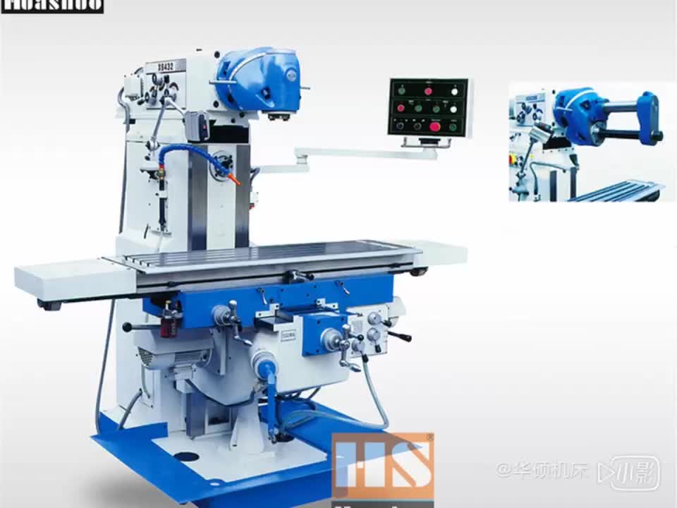 X6226 Universal Rotary Head Milling Machine,The Spindle Can Be Rotated