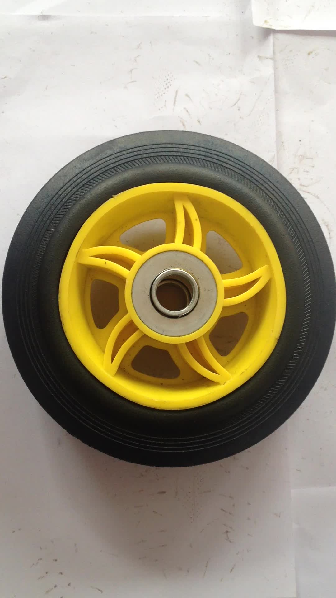 6 Inches Rubber Solid Tire Solid Rubber Wheels - Buy Solid Rubber Wheel