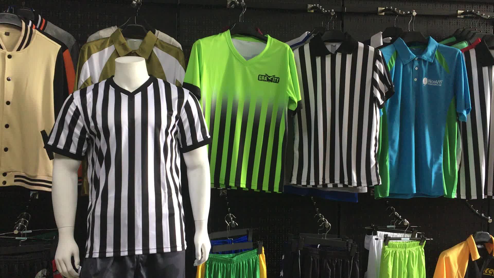 referee shirts black and white stripe