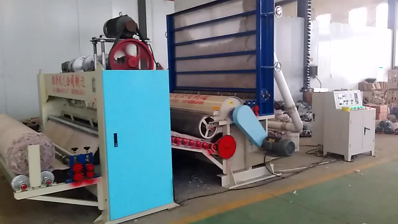 Middle Speed Nonwoven Textile Needle Punching Carpet Making Machine