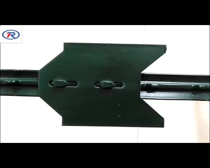 6ft 7 Ft Galvanized Studded T Fence Post Green Painted Steel T Post