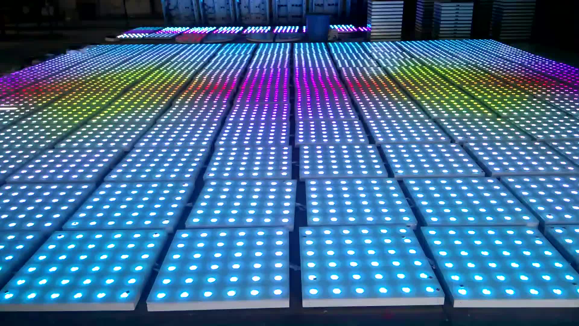 60x60cm Toughened Tempered Glass Used Led Dance Floor For Night Club