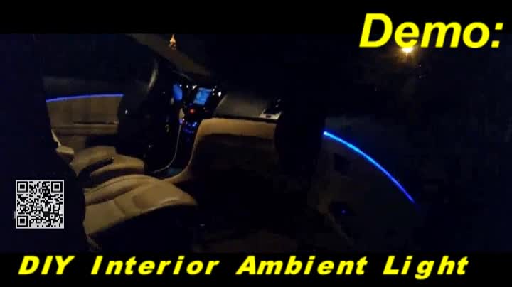 Внутренняя настройка освещения атмосфера оптоволоконная лента для Chevrolet Kalos Lova