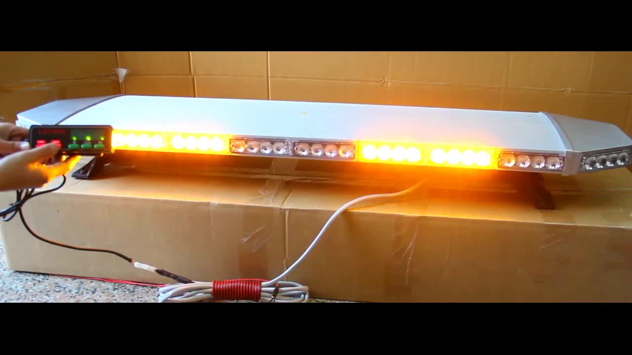Led Ambulance Vehicle Warning Light Bars Amber Double Color Led Warning