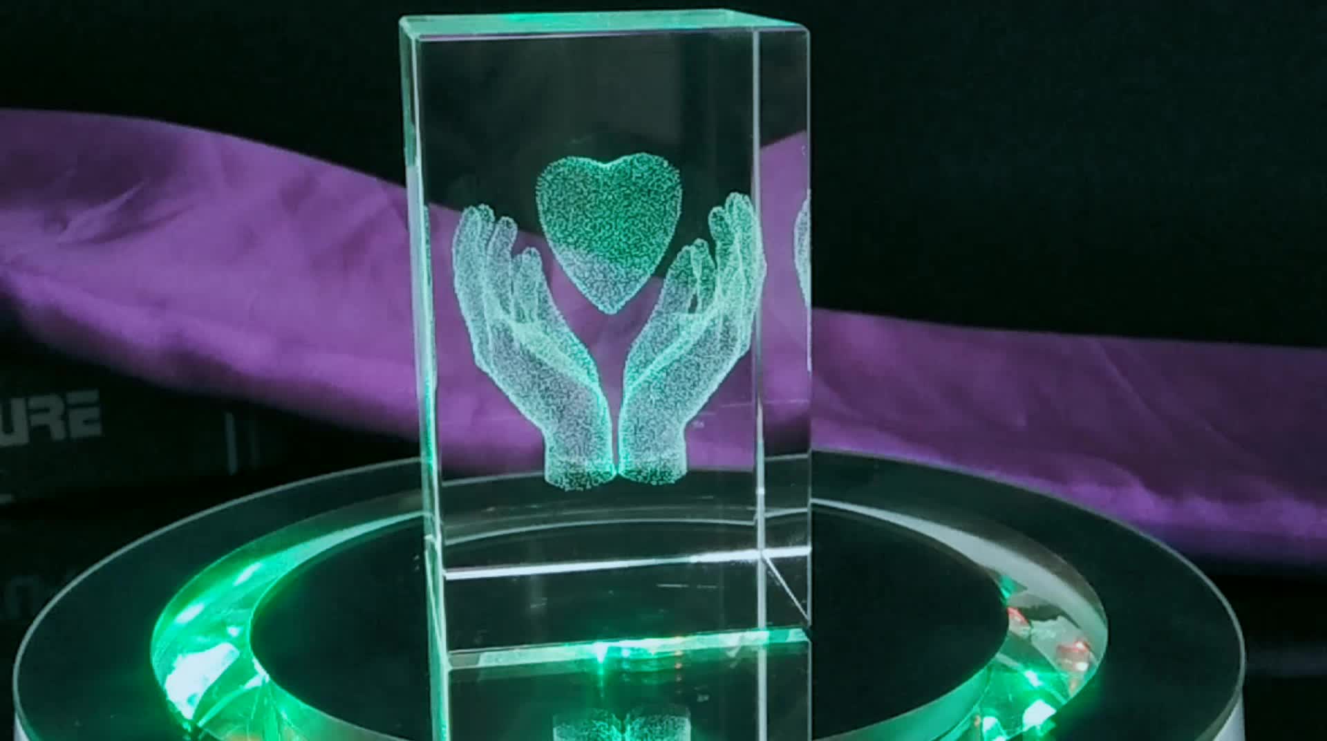 3d Inside Crystal Laser Engraving Machine Love 3d Laser Crystal Cube