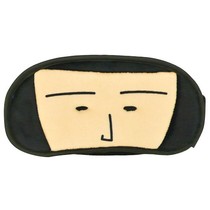 日本正品 樱桃小丸子 野口同学 便携式带扣防疲劳表情眼罩