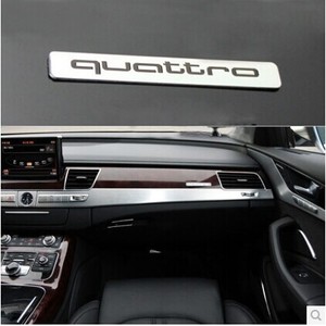 奥迪四驱标内饰标 金属车贴装饰A4L A6L Q3 Q