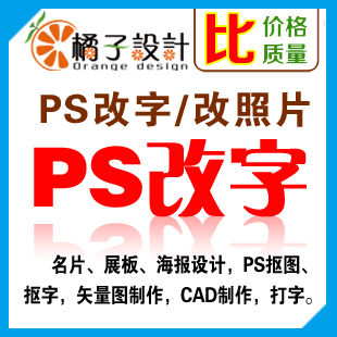 photoshop修改文字修照片抠图改字改章图像处