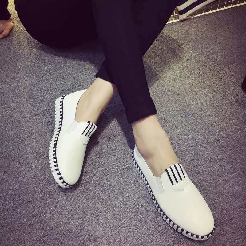 一双小白鞋,点缀春天艳丽的你