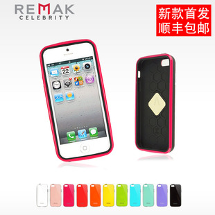  新款！iFace REMAK韩国正品苹果iPhone5手机壳保护套防摔硅胶Y419