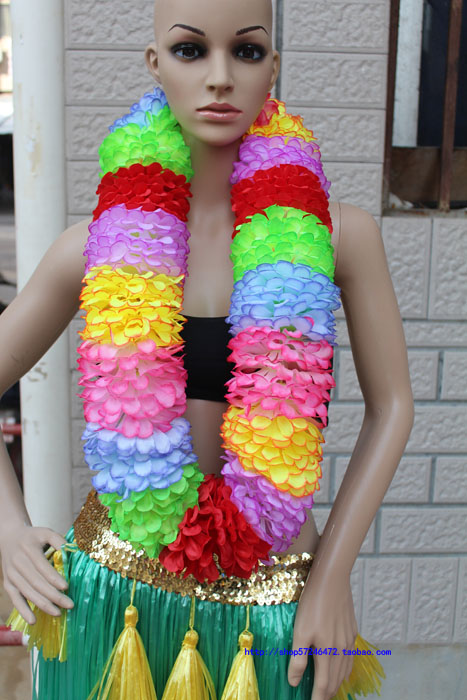 Hawaii Motif Encryption Garland sports meeting dance Hula Awards prop Garland Collar ring of chest ringin the Sports/Yoga/Fitness/Fans supplies , Dance/Aerobics/Gymnastics , Hula , Hula Set category - from Buy2taobao.com to provide professional Taobao agent buy service