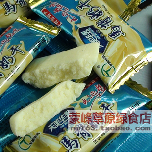 内蒙特产金色内蒙古马背奶干227克装 天美华乳干吃酸奶 香软可口