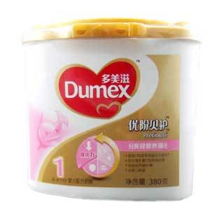  Dumex/多美滋1段优阶贝护婴儿配方奶粉/380克/听/促销装