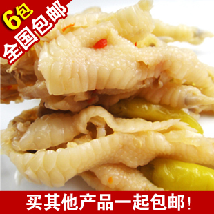  品品逗嘴泡椒凤爪168克每袋 清爽山椒味特价促销团购特产降价秒杀