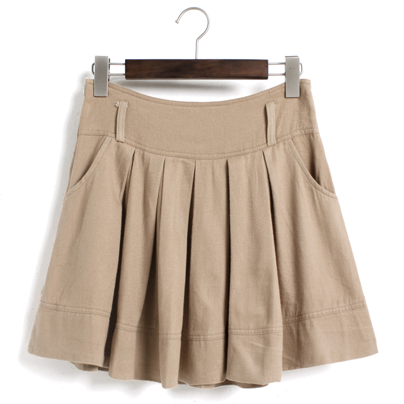 短裙韩版全棉半身裙...