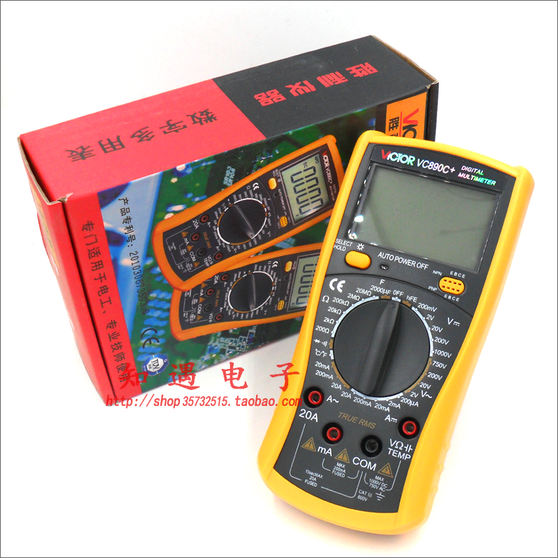 A multimeter victory VC890C +Digital Multimeter Full protection/With temperature VC890Cin the Hardware/Tool , Instrumentation , Multimeter category - from Buy2taobao.com to provide professional Taobao agent buy service