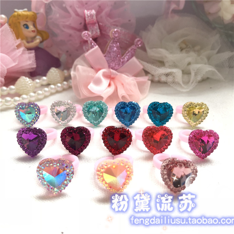 儿童戒指女童饰品宝石水钻公主可爱卡通玩具礼物盒装戒指环在类目 饰品/流行首饰/时尚饰品新, 戒指/指环中 - 来自Buy2taobao.com提供专业的淘宝代购服务