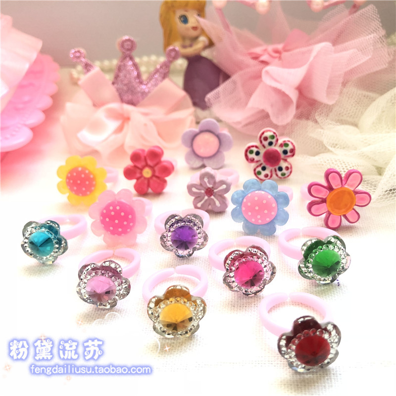 children Ring girl Jewelry Flower princess lovely Cartoon Toys gift box-packed Ring Ringin the Accessories/Fashion Jewelry, Ring/Ring category - from Buy2taobao.com to provide professional Taobao agent buy service