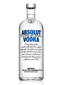  洋酒/瑞典原味绝对伏特加  ABSOLUT VODKA 750ML