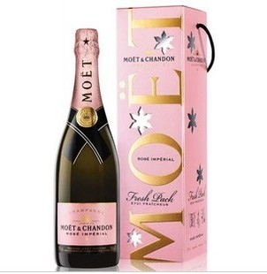  法国进口红酒 酩悦粉红香槟 葡萄酒 【Moet Chandon】750ml带盒
