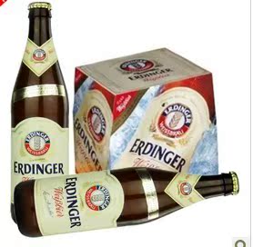  德国原装进口艾丁格（爱定格）纯小麦啤酒白啤酒500ml*12瓶一箱价
