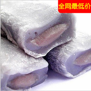  台湾进口食品特产零食 三叔公糕点雪之恋手造麻薯 芋头味麻糬180g