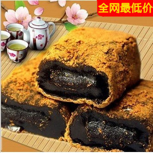  台湾麻薯 进口零食品糕点特产 三叔公雪之恋 黑糖味 180g