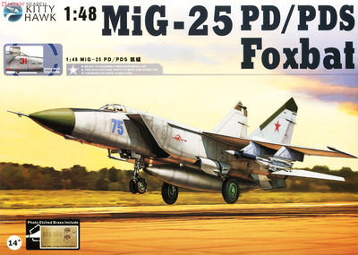 钢铁苍穹 小鹰模型 kh80119 1/48 俄罗斯mig-25pd/pds