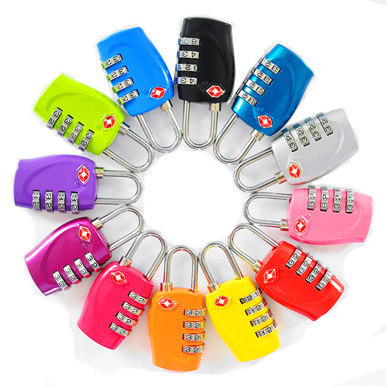 Jiasite customs code lock TSA4 tourist trolley luggage lock padlock abroad customs shipments