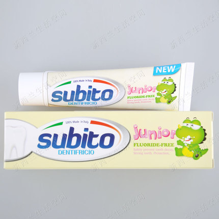 意大利进口 舒比拓可吞食无氟儿童牙膏60g清新果橙(6-36月)在类目 洗护清洁剂/卫生巾/纸/香薰, 洗发沐浴/个人清洁, 口腔护理, 牙膏中 - 来自Buy2taobao.com提供专业的淘宝代购服务