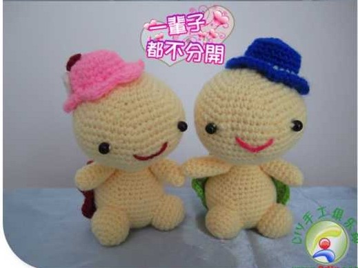 纯手工毛线编织玩具 钩针钩织 钩针玩偶 乌龟小姐 乌龟先生 摆件在类目 个性定制/设计服务/DIY, 日用/装饰定制, 人偶/公仔定制, 其他玩偶定制中 - 来自Buy2taobao.com提供专业的淘宝代购服务