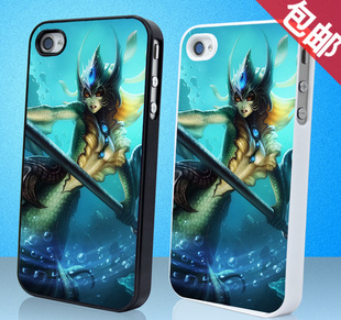 英雄联盟 唤潮鲛姬 人鱼公主娜美 iphone4\/4S\/5