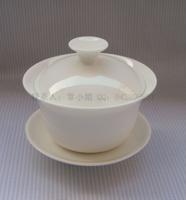 純白陶瓷茶具 骨玉瓷茶備 泡茶功夫茶具蓋碗杯 大號茶碗三才碗在類目 餐飲具, 茶具, 功夫茶具中 - 來自Buy2taobao.com提供專業的淘寶代購服務