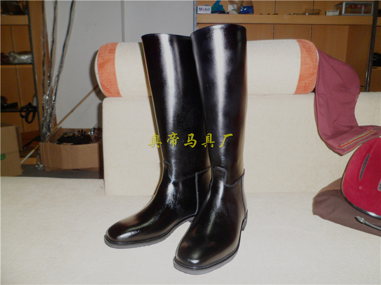 New leather rider boots equestrian riding boots/ceremonial/trend rider tube riding boots/men and women riding boots