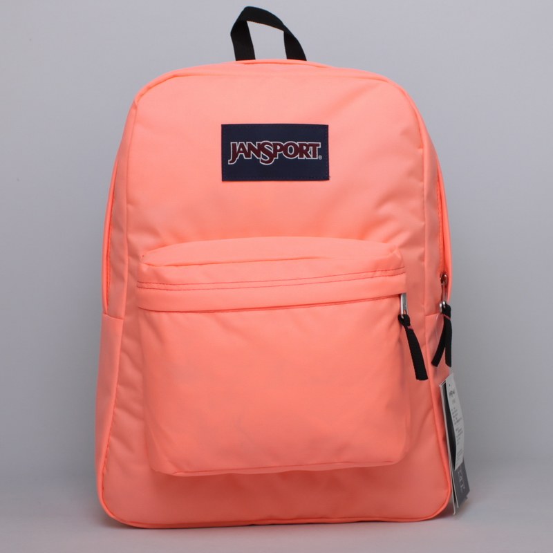 专柜正品JanSport T501 9SA SuperBreak双肩包包女背包书包胭脂粉