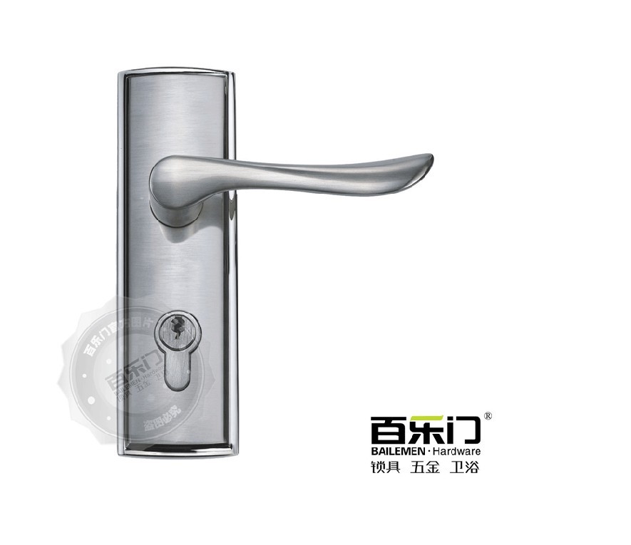 【百乐门】A7801 单舌钢拉丝 室内门锁 房门锁 执手锁|msdalam kategori bahan binaan asas, Home Hardware, kunci, kunci mekanikal - dari Buy2taobao.com untuk memberikan perkhidmatan ejen Taobao profesional membeli