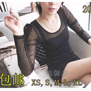 韩版潮性感夜店女装2013新款修身包臀大码打底气质秋装连衣裙秋冬