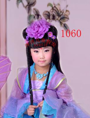 Ocean Children's Photography Wig wigs Props ancient costume Long wig Headgear 1060in the Children/Baby/Family fitted , Children's Accessories , Wig category - from Buy2taobao.com to provide professional Taobao agent buy service
