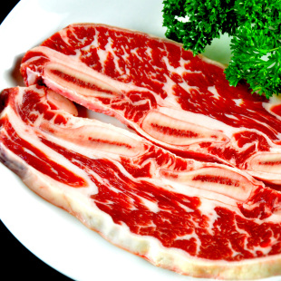  澳洲顶级新鲜雪花牛仔骨 牛肉牛排套餐 家庭牛排无腌制 送黄油