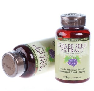  【现货】美国GNC 葡萄籽精华300mg 花青素 OPC 抗氧化 抗过敏