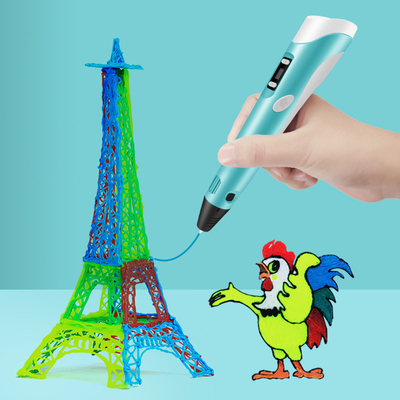 原装兰度新款学生3d打印笔低智能涂鸦笔温立体绘画笔充三D创意礼品电儿童男女学生生日礼物