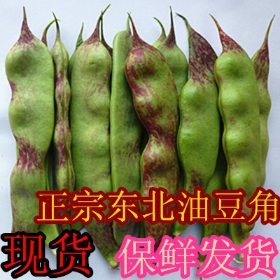 东北新鲜油豆角正宗一点红油豆角面豆角大油豆现摘发货5斤包邮